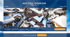 Desktop Screenshot of hoteldoron.com